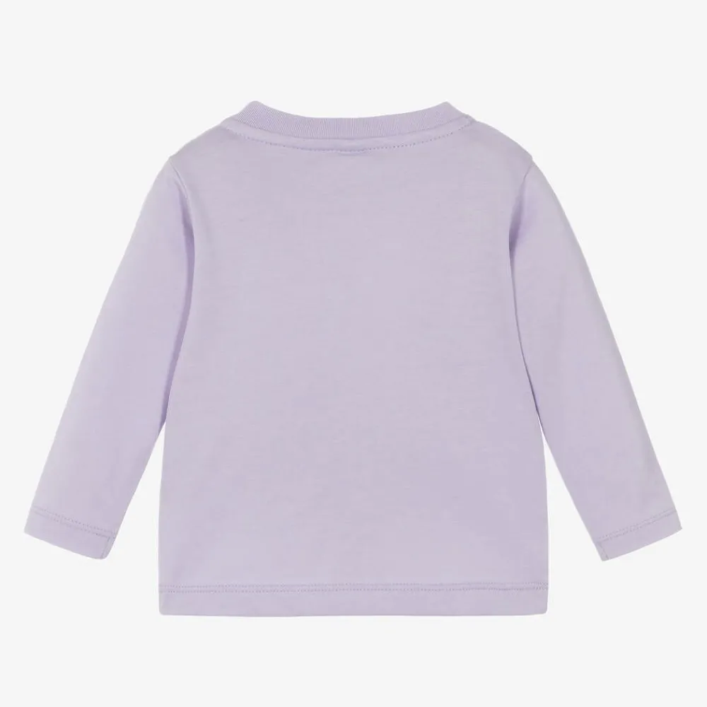 Stella McCartney Kids Tops*Girls Purple Organic Cotton Top