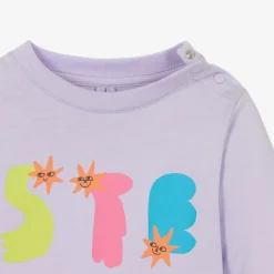 Stella McCartney Kids Tops*Girls Purple Organic Cotton Top