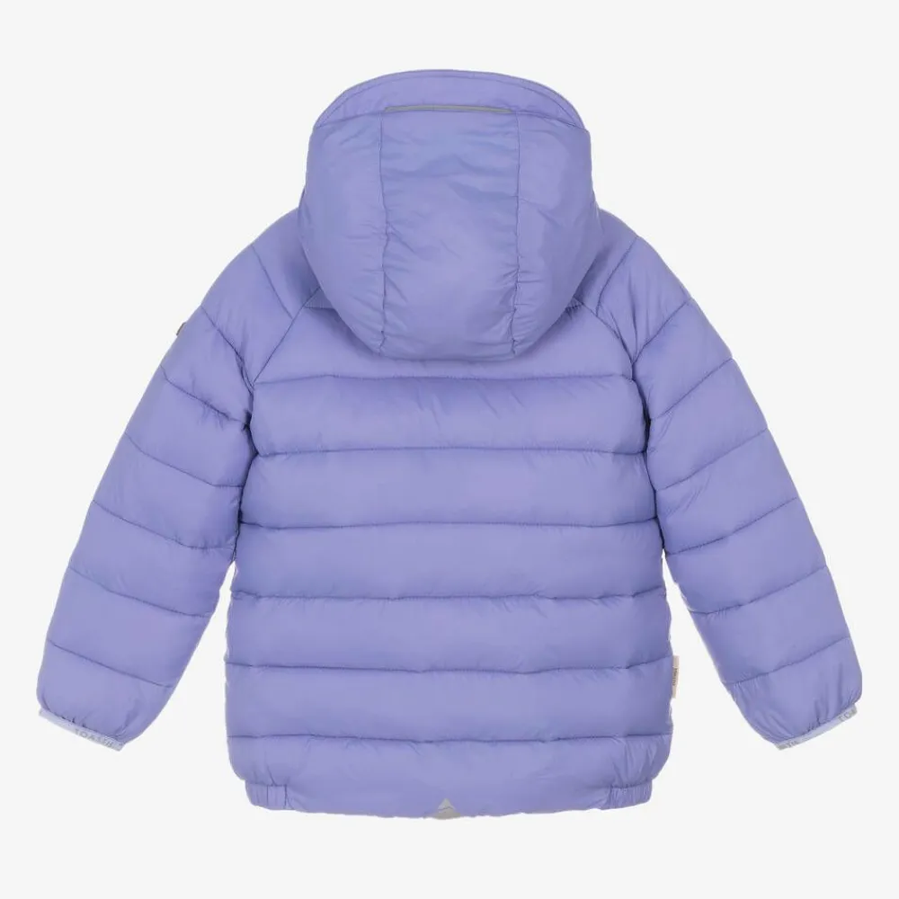 Töastie Coats & Jackets*Girls Purple Packable Puffer Jacket