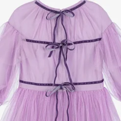 RaspberryPlum Dresses*Girls Purple Tulle Flowers Dress