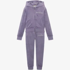 Juicy Couture Tracksuits*Girls Purple Velour Tracksuit
