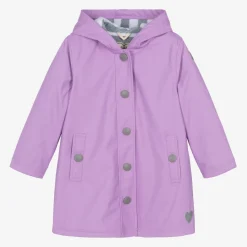 Little Blue House by Hatley Coats & Jackets*Girls Purple Waterproof Raincoat