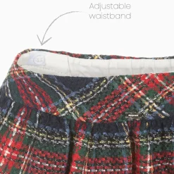 Mayoral Outfit Sets*Girls Red & Blue Check Skirt Set