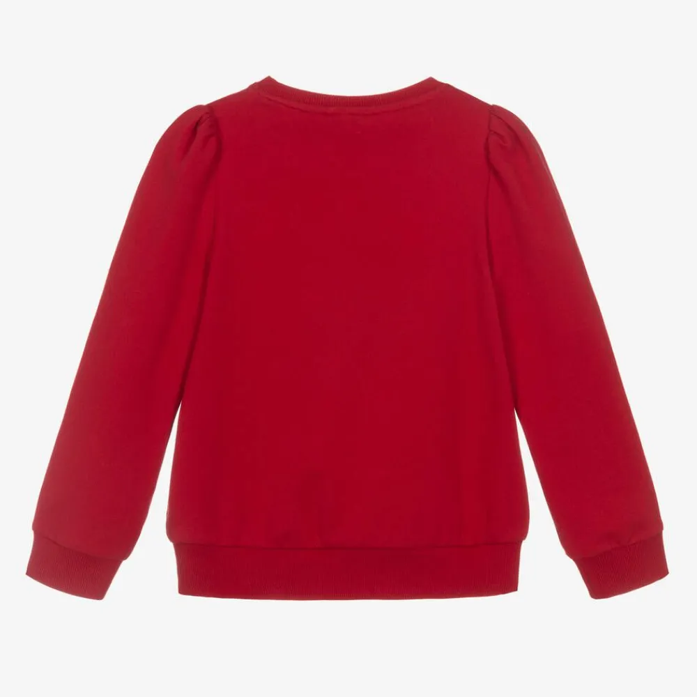 NAME IT Tops*Girls Red Cotton Disney Graphic Top