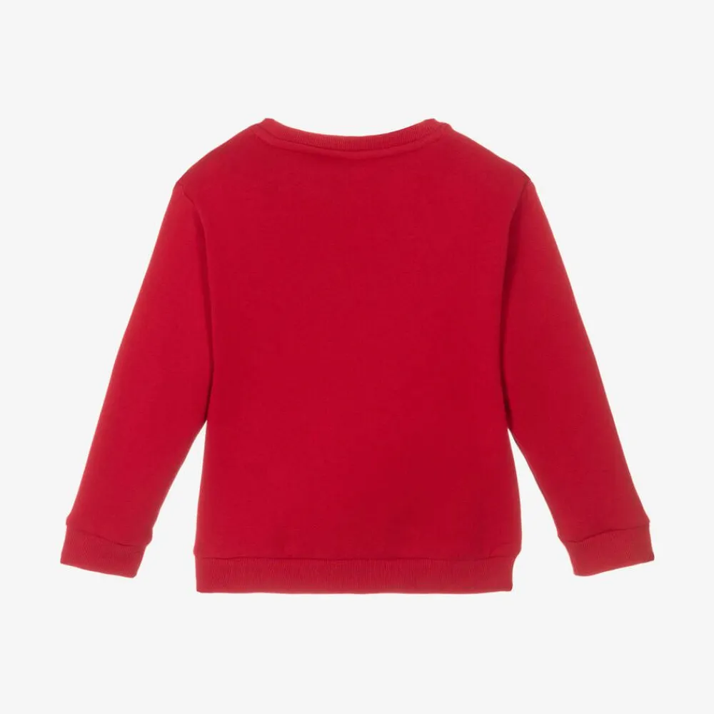NAME IT Tops*Girls Red Cotton Festive Sweatshirt