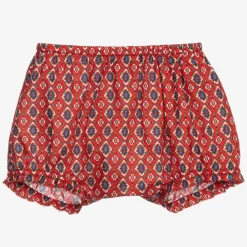 Gucci Shorts|Shorts*Girls Red Floral Cotton GG Bloomer Shorts