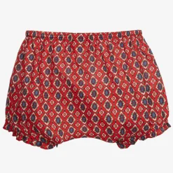 Gucci Shorts|Shorts*Girls Red Floral Cotton GG Bloomer Shorts