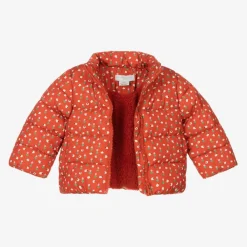 Stella McCartney Kids Coats & Jackets*Girls Red Floral Puffer Jacket