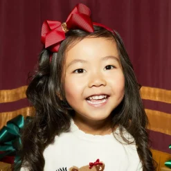 Milledeux Hair Accessories*Girls Red Hairband & Hairclip Set