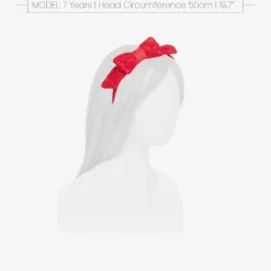 Patachou Hair Accessories*Girls Red Lace Hairband