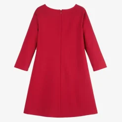 Elsy Dresses*Girls Red Milano Jersey Flower Dress