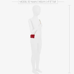 Zaccone Bags*Girls Red Mini Shoulder Bag (8cm)