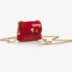 Zaccone Bags*Girls Red Mini Shoulder Bag (8cm)