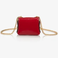 Zaccone Bags*Girls Red Mini Shoulder Bag (8cm)