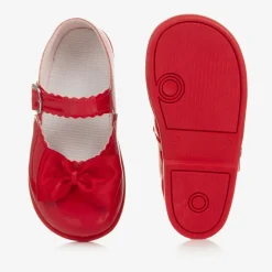 Early Days First Walkers|First Walkers*Girls Red Patent First Walker Shoes