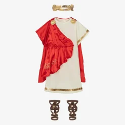 Dress Up by Design Costumes*Girls Red Roman Empress Deluxe Costume