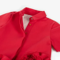 Jessie and James London Dresses*Girls Red Ruffle Dress