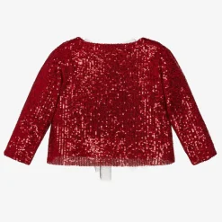 Phi Clothing Coats & Jackets*Girls Red Sequinned Jacket