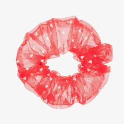 NAME IT Hair Accessories*Girls Red Tulle Hair Scrunchie