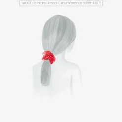 NAME IT Hair Accessories*Girls Red Tulle Hair Scrunchie