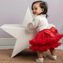 Caramelo Kids Skirts|Skirts*Girls Red Tutu Skirt