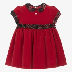Patachou Dresses*Girls Red Velvet Dress