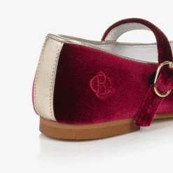 Beatrice amp; George Traditional Shoes|Pumps & Ballerinas*Girls Red Velvet Mary Jane Pumps