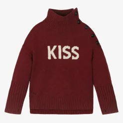 Zadigamp;Voltaire Tops*Girls Red Wool Knit Sweater