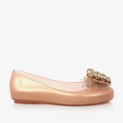 Mini Melissa Pumps & Ballerinas|Pumps & Ballerinas*Girls Rose Gold Butterfly Pumps