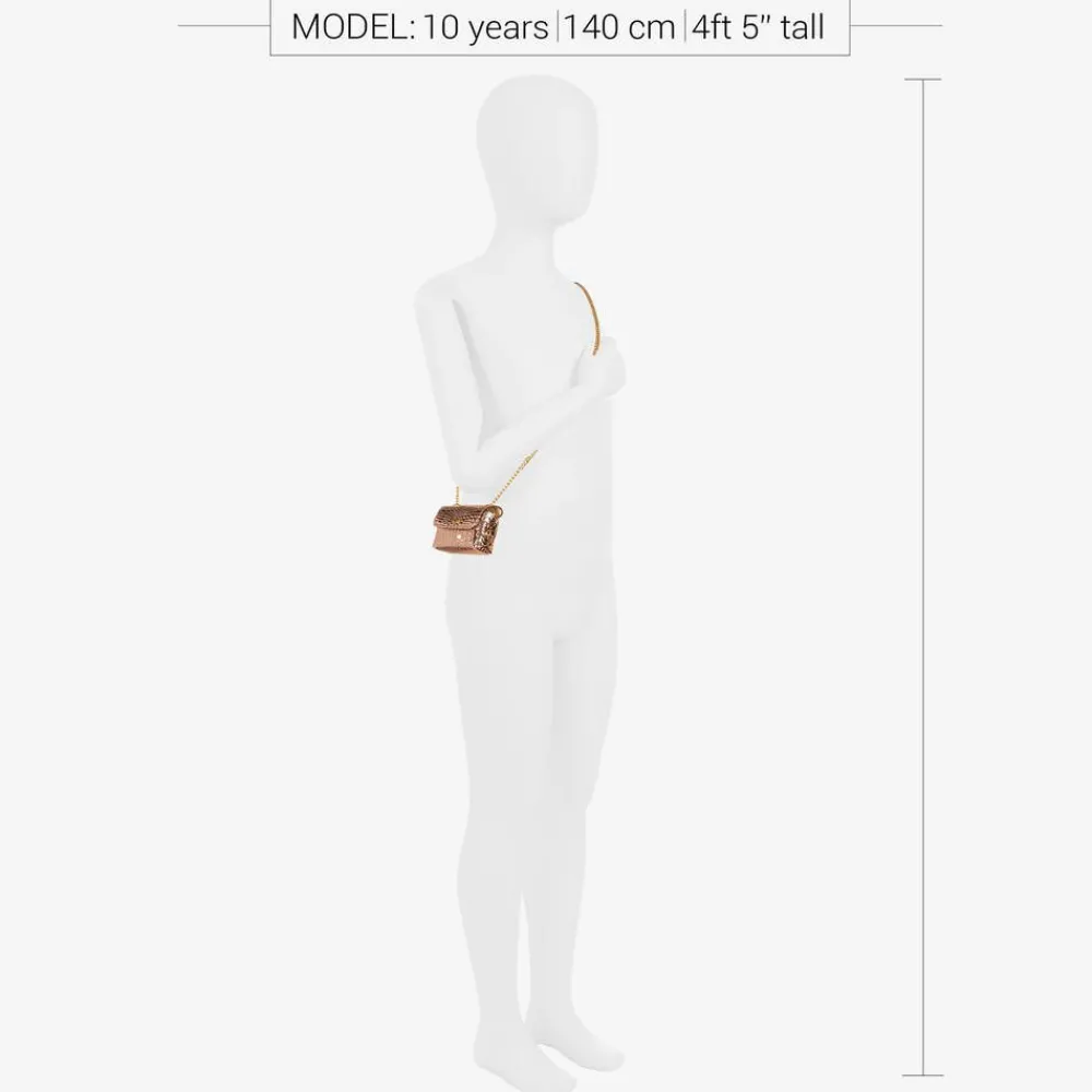 Zaccone Bags*Girls Rose Gold Mini Bag (8cm)