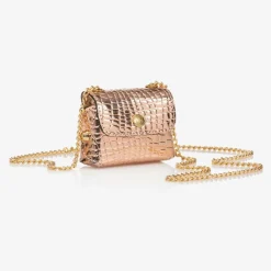 Zaccone Bags*Girls Rose Gold Mini Bag (8cm)
