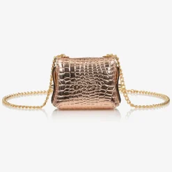 Zaccone Bags*Girls Rose Gold Mini Bag (8cm)