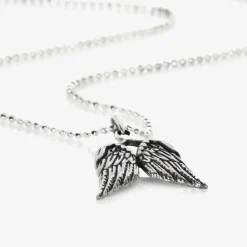 Tales From The Earth Jewellery|Gifts*Girls Silver Angel Wings Pendant Necklace (40cm)