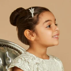 Bowtique London Hair Accessories*Girls Silver Crown Hair Clip (5cm)