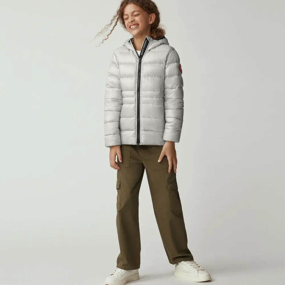 Canada Goose Coats & Jackets*Girls Silver Down Padded Cypress Jacket
