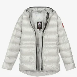 Canada Goose Coats & Jackets*Girls Silver Down Padded Cypress Jacket