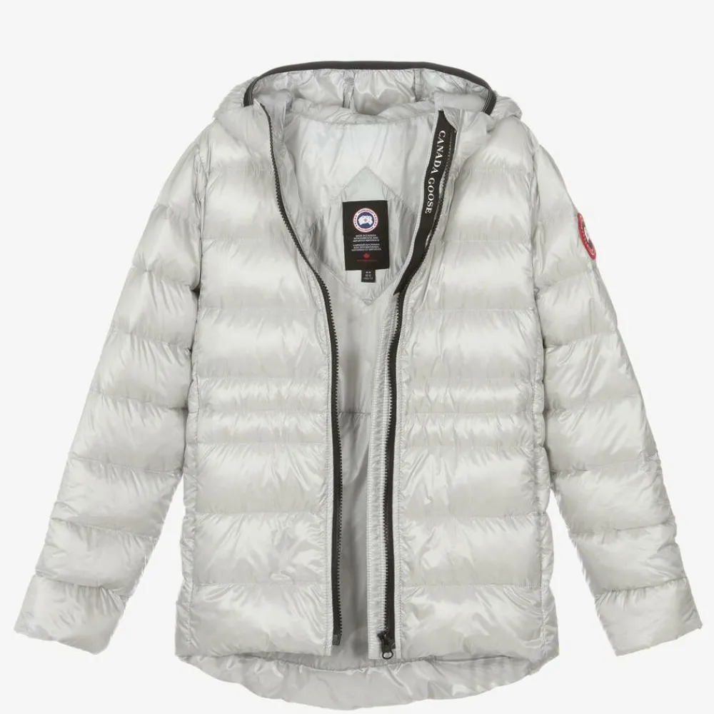 Canada Goose Coats & Jackets*Girls Silver Down Padded Cypress Jacket