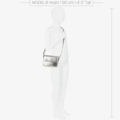 Calvin Klein Bags*Girls Silver Faux Leather Handbag (20cm)