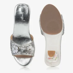 Souza Wedges & Heels|Wedges & Heels*Girls Silver Heeled Shoes