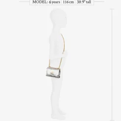 Zaccone Bags*Girls Silver Leather Bag (14cm)