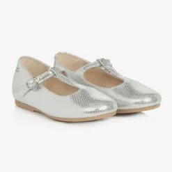 Manuela de Juan Pumps & Ballerinas*Girls Silver Leather Pumps