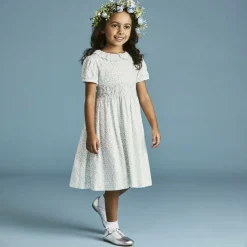 Beatrice amp; George Traditional Shoes|Bar Shoes*Girls Silver Leather T-Bar Shoes