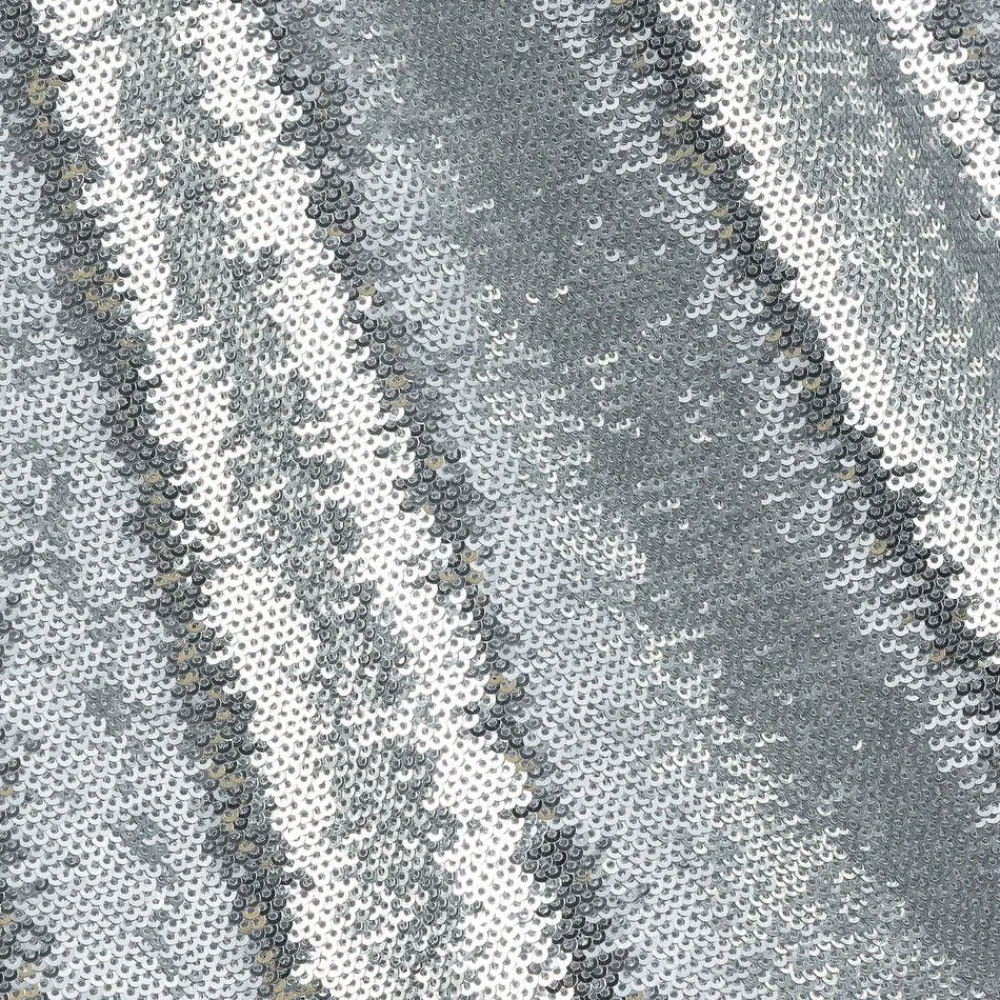 Monnalisa Dresses*Girls Silver Sequin & Tulle Dress