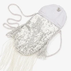 Tutu du Monde Bags*Girls Silver Sequinned Bag (20cm)