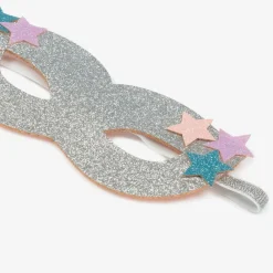 Souza Costumes*Girls Silver Sparkly Superhero Mask