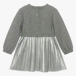 Everything Must Change Dresses*Girls Sparkling Silver Viscose Dress