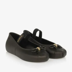 Mini Melissa Pumps & Ballerinas|Pumps & Ballerinas*Girls Sparkly Brown Jelly Pumps