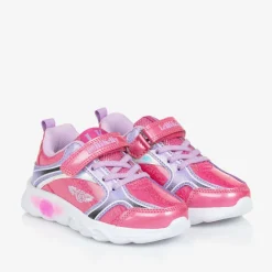 Lelli Kelly Trainers|Trainers*Girls Sparkly Pink Light-Up Trainers