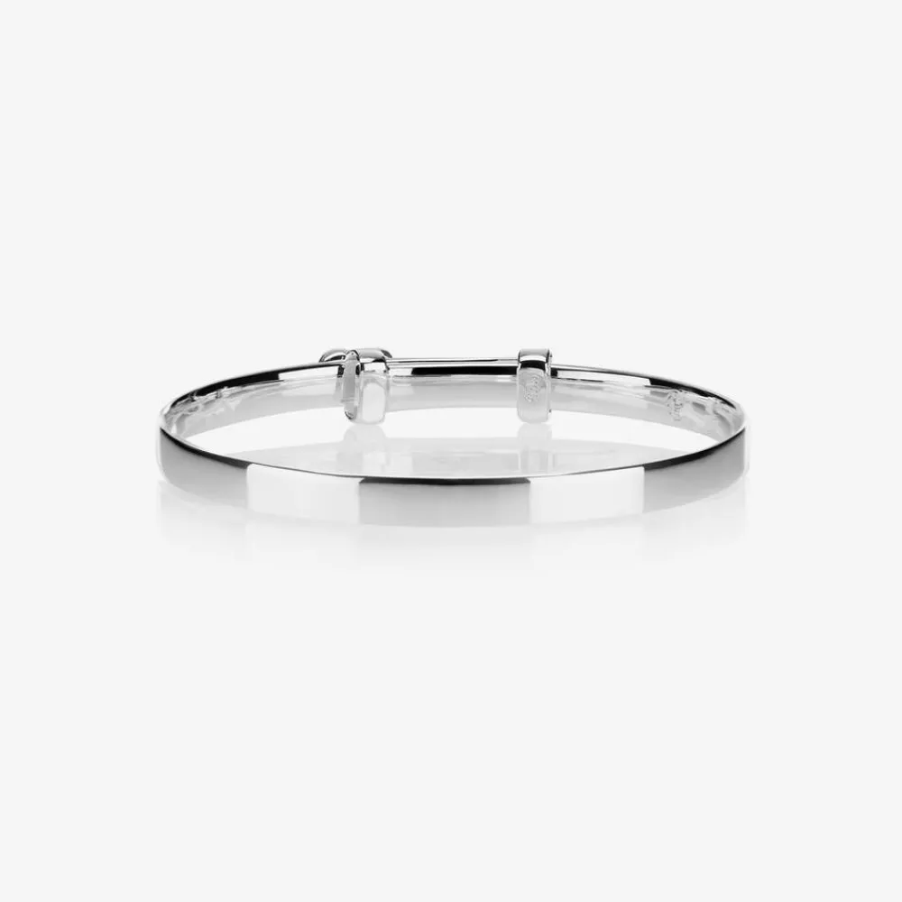 Little Star Jewellery|Jewellery*Girls Sterling Silver Diamond Heart Bangle