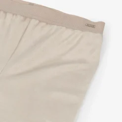 Mayoral Leggings*Girls Taupe Beige Velour Leggings